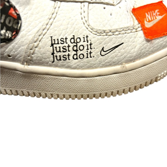 Nike Air Force 1 ’07 Just Do It AF1 White Black Orange Men’s 6.5 - Picture 7 of 12